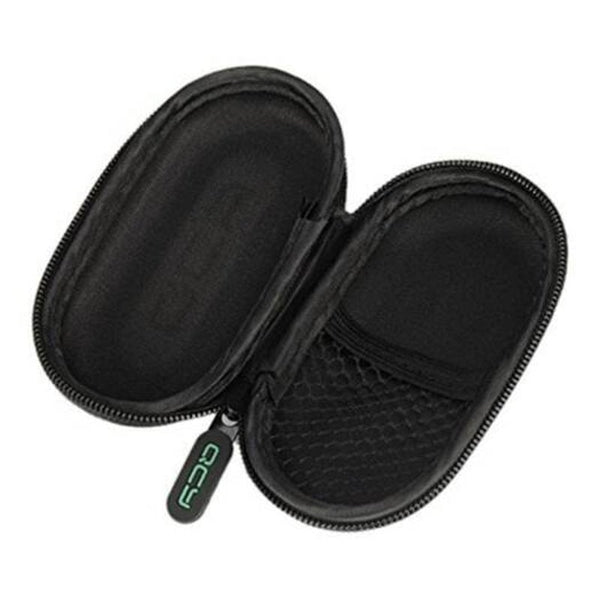 Qcy Portable Storage Bag Headphone Case For Cable Charger Earphone Memory Card Black