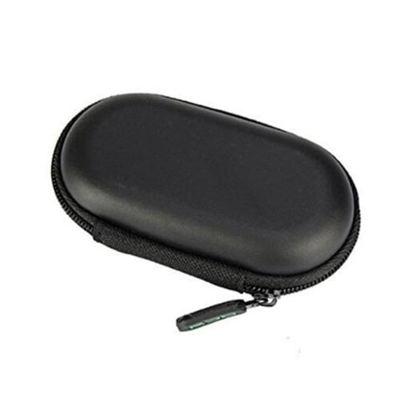 Qcy Storage Bag Headphone Case For Cable Charger Earphone Memory Card Black Storage Bags
