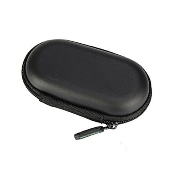Qcy Portable Storage Bag Headphone Case For Cable Charger Earphone Memory Card Black