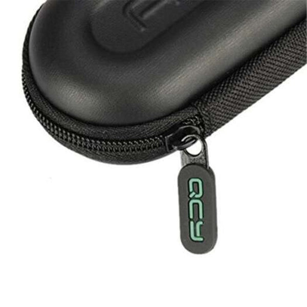 Qcy Storage Bag Headphone Case For Cable Charger Earphone Memory Card Black Storage Bags