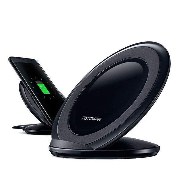 Qi Fast Charge Wireless Charger Black Chargers & Cradles