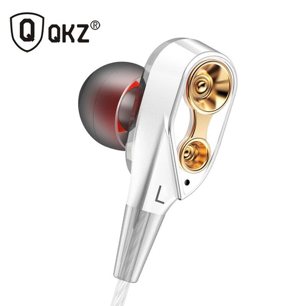 Ck8 3.5Mm Wired In Ear Headphone With Microphone White Wired Earphones