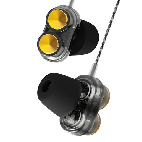 Kd7 3.5Mm Wired In Ear Earphone Black