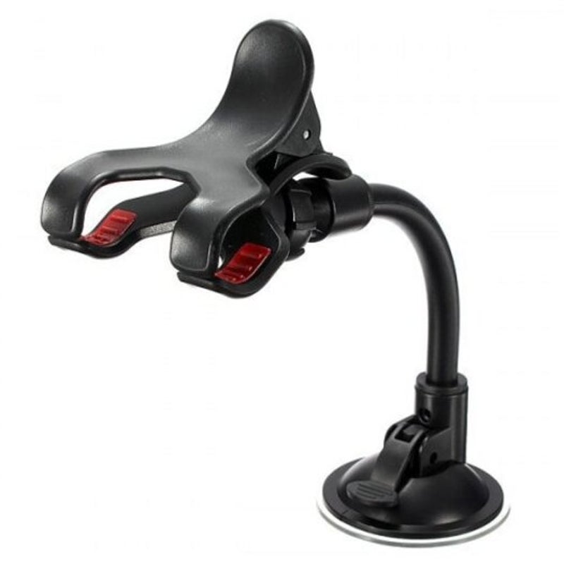 360 Degrees Rotation Car Phone Bracket Locator Technology Navigation Stand Black Mounts & Holders