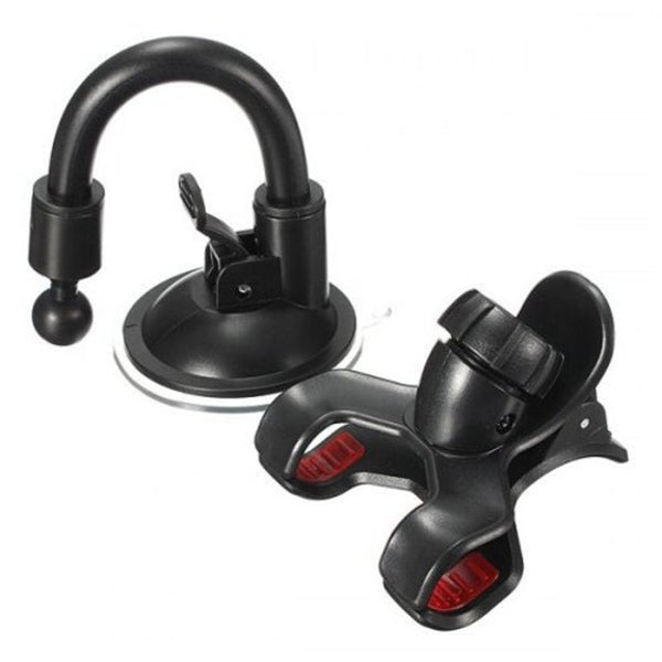 360 Degrees Rotation Car Phone Bracket Locator Technology Navigation Stand Black Mounts & Holders