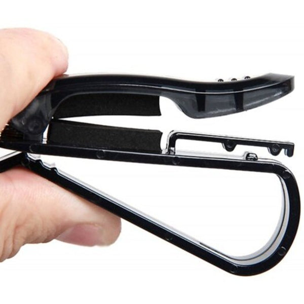 Auto Car Sun Visor Sunglasses Glasses Clip Portable Card Holder Black