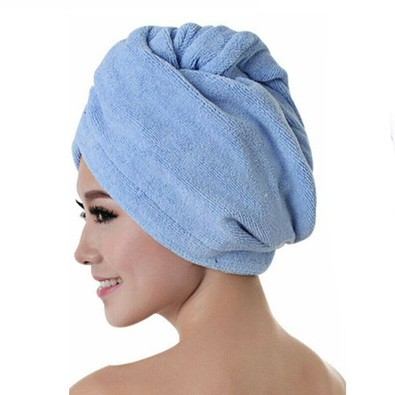 Quick Microfibre Magic Hair Drying Towel Hat Towels & Washcloths