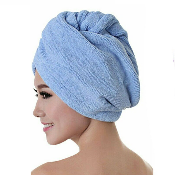 Quick Microfibre Magic Hair Drying Towel Hat Towels & Washcloths