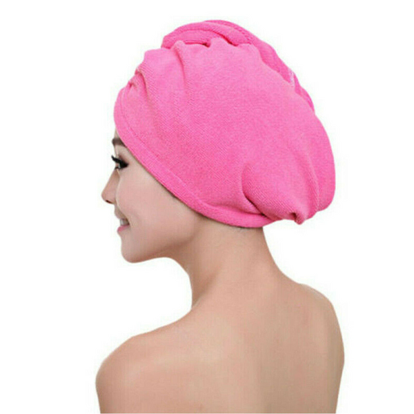 Quick Microfibre Magic Hair Drying Towel Hat Towels & Washcloths