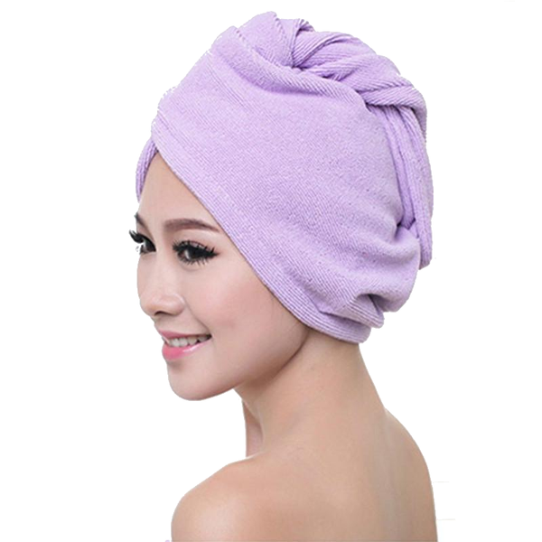 Quick Microfibre Magic Hair Drying Towel Hat Towels & Washcloths
