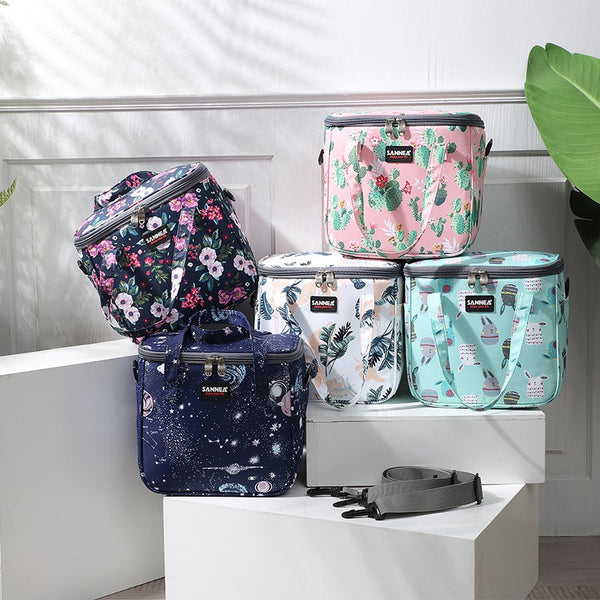 7L Thermal Food Picnic Lunch Bags Cooler Box Portable Multifunction Lunchboxes & Bags