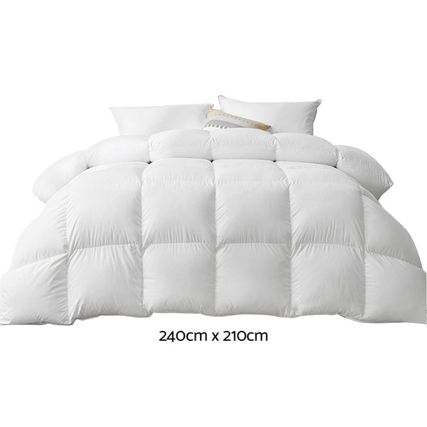 Giselle Bedding King Size 700Gsm Goose Down Feather Quilt