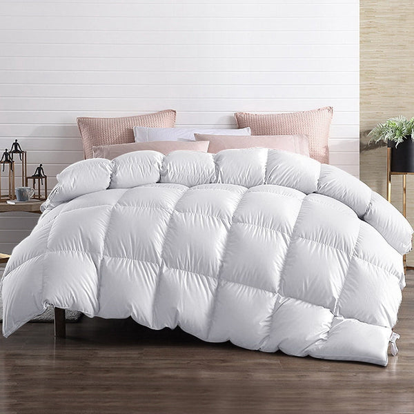Giselle King Size 700Gsm Goose Down Feather Quilt King Doonas
