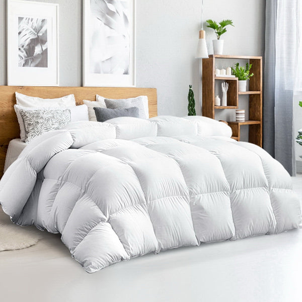 Giselle Queen Size 500Gsm Goose Down Feather Quilt Queen Doonas