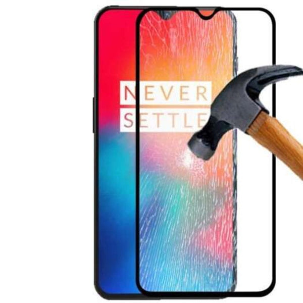 2.5D 9H Fully Tempered Glass Protective Film For One Plus 6T 2Pcs Black Screen Protectors