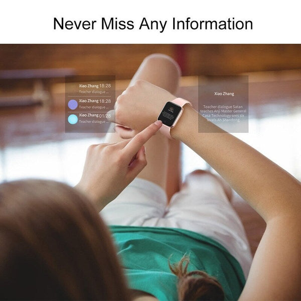 Qw21 Smart Bracelet Heart Rate Monitor Band Blood Pressure Measurement Pedometer Wristband Ip67 Waterproof Black Smart Watches