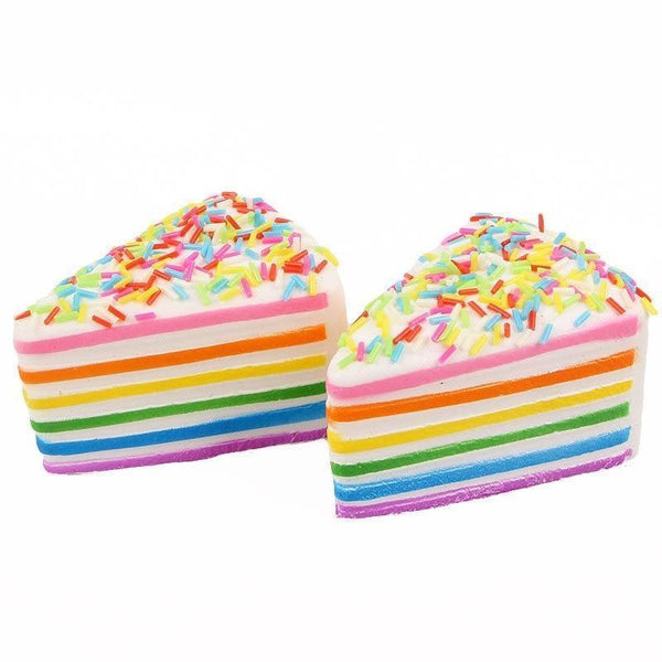 Rainbow Cake Squishy Toy
