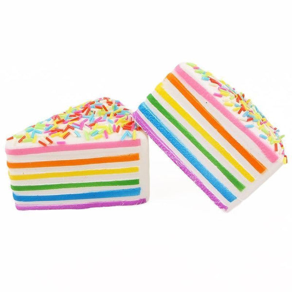Rainbow Cake Squishy Toy