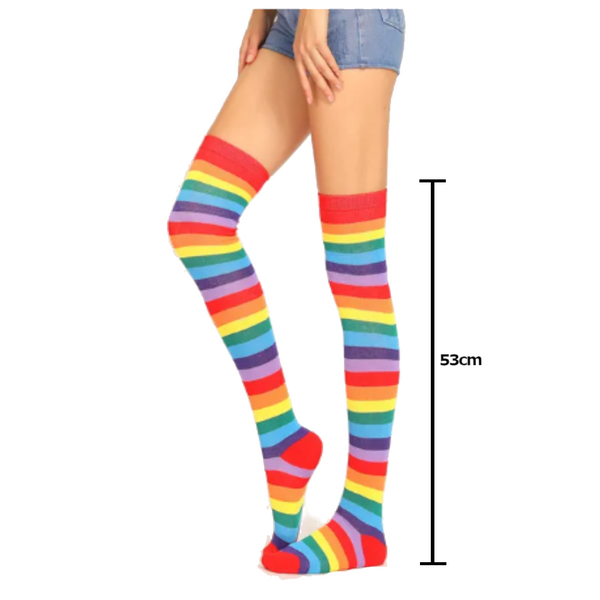 Rainbow Knee Socks