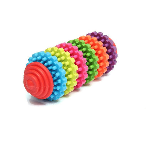 Rainbow Puppy Chew Toy Durable Rubber Fun Pet For Dogs Dog Toys