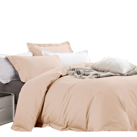 Ramesses Bamboo Cotton Quilt Cover Set Cameo Rose Queen Quilt Covers