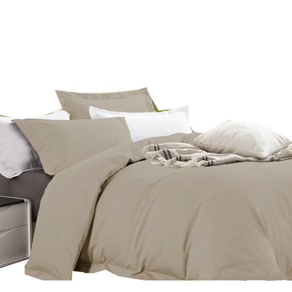 Ramesses Bamboo Cotton Quilt Cover Set Mushroom Queen Quilt Covers