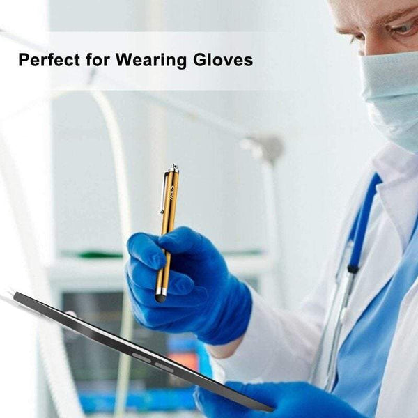 Mobile Phone Random Colour 10 Pcs Stylus Pen Pink Purple Black Green Silver Universal Touch Screen Capacitive For Kindle Ipad Iphone 6 / 6S 6Plus Sams