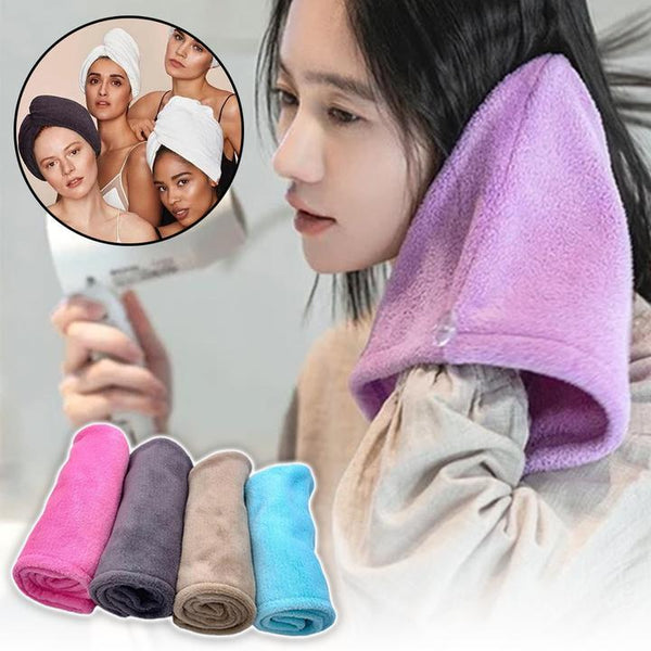 Quick Microfibre Magic Hair Drying Towel Hat Towels & Washcloths