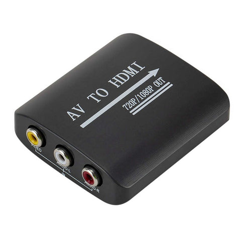 Rca To Hdmi 1080P 720P Mini Composite Cvbs Av Video Audio Converter Adapter