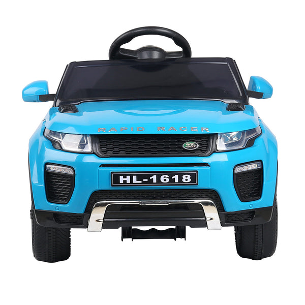 Rigo Ride On Car Toy Kids Electric Cars 12V Battery Suv Blue