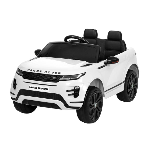 Kids Ride On Car Licensed Land Rover 12V Electric Toys Battery Remote White