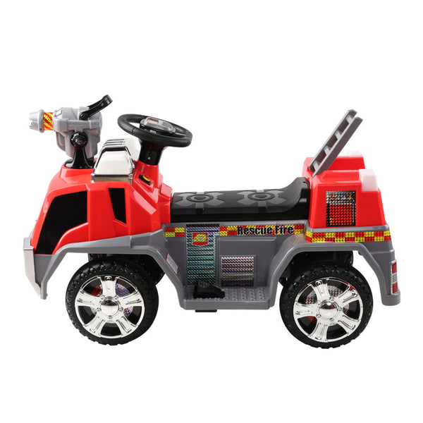 Rigo Kids Ride On Fire Truck Motorbike Motorcycle Car Red Grey Kids Ride On Toys