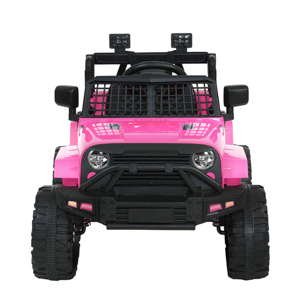 Rigo Kids Ride On Car Electric 12V Toys Jeep Battery Remote Control Pink