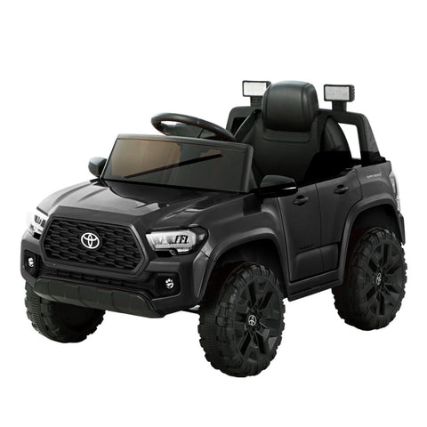 Toyota Ride On Car Kids Electric Cars Tacoma Off Road Jeep 12V Battery Black