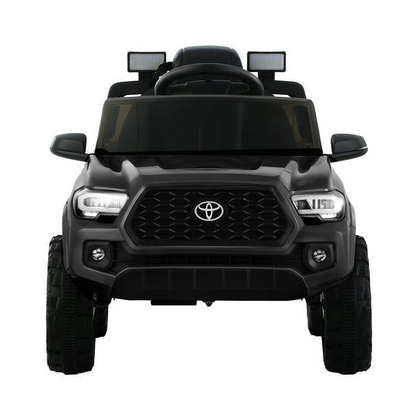 Toyota Ride On Car Kids Electric Cars Tacoma Off Road Jeep 12V Battery Black Kids Ride On Toys
