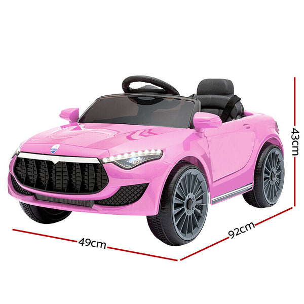 Rigo Kids Ride On Car Battery Electric Toy Remote Control Pink Cars Dual Motor Kids Ride On Toys