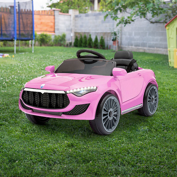 Rigo Kids Ride On Car Battery Electric Toy Remote Control Pink Cars Dual Motor Kids Ride On Toys
