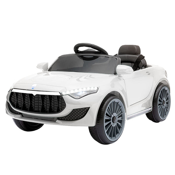 Rigo Kids Ride On Car Electric Toys 12V Battery Remote Control White Mp3 Led Kids Ride On Toys