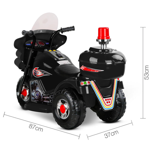Rigo Kids Ride On Motorbike Motorcycle Car Black Kids Ride On Toys