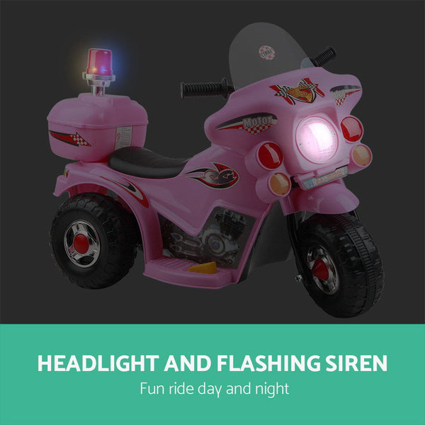 Rigo Kids Ride On Motorbike Motorcycle Car Pink Kids Ride On Toys