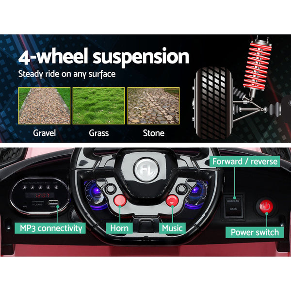 Rigo Kids Ride On Car Pink Kids Ride On Toys