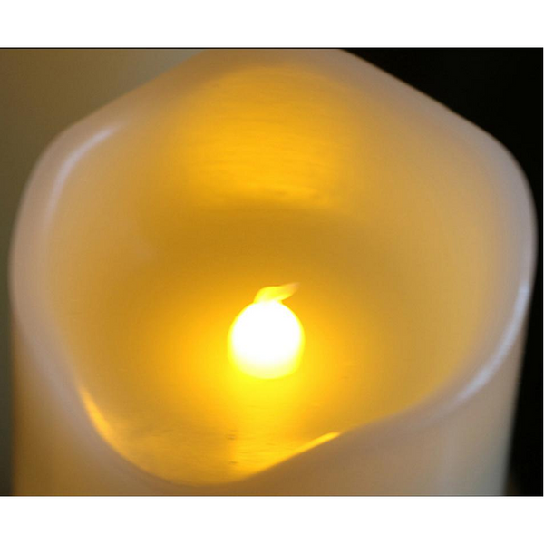Candles Real Wax Flameless Pillar Candle Home Decor