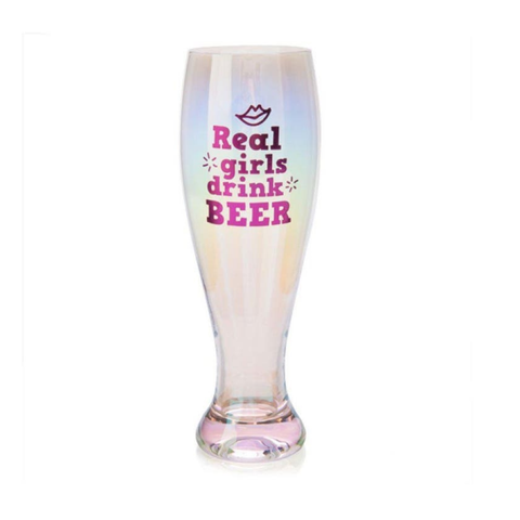 Real Girls Drink Beer Tallulah Aurora Pilsner Glass
