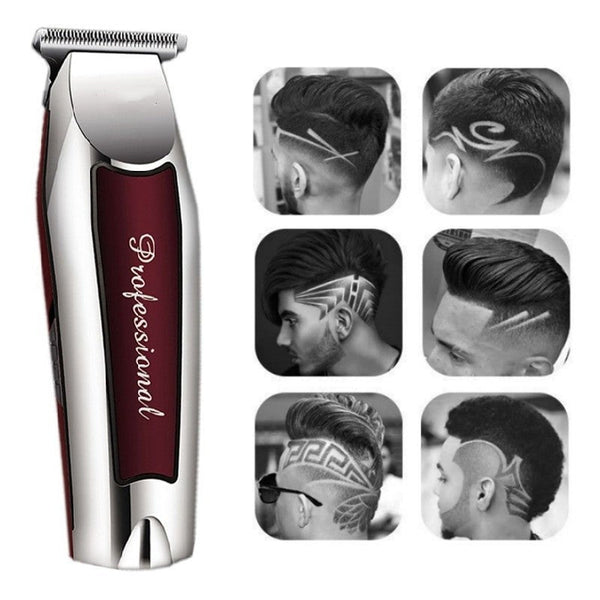 Rechargeable Cordless Hair Trimmer For Men Grooming Professional Electric Clipper Beard Cutting Machine Edge Outline