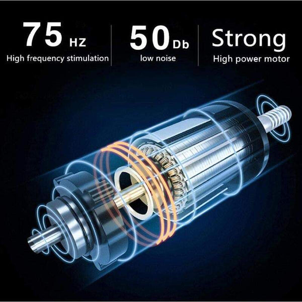 Rechargeable Electric Deep Muscle Tissue Gun With 4 Heads Massagers