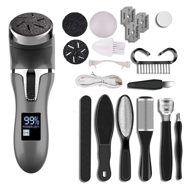 Rechargeable Electric Foot File Pedicure Sander Waterproof 2 Speeds Callus Manicure & Pedicure Tools & Kits