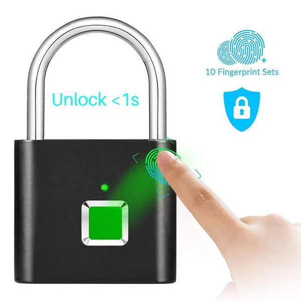 Electronic Door Locks Handles Rechargeable Fingerprint Smart Padlock Door Locks & Lock Mechanisms