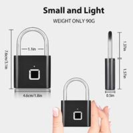 Electronic Door Locks Handles Rechargeable Fingerprint Smart Padlock Door Locks & Lock Mechanisms