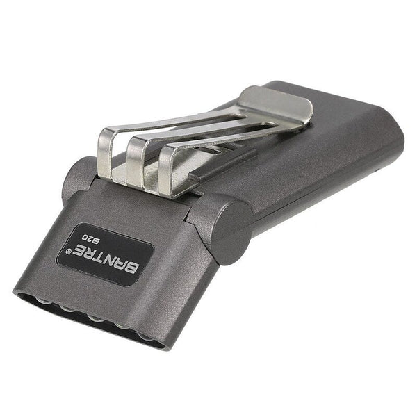 Rechargeable Headlamp Hands Free Clip Cap Light Black Head Torches