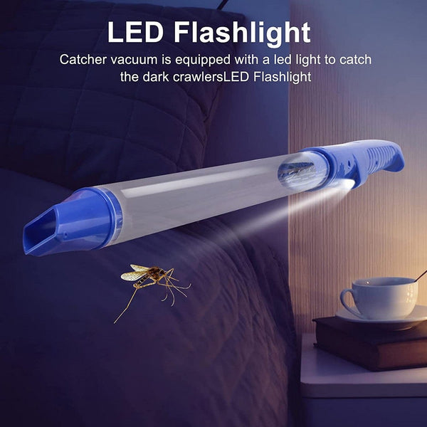 Rechargeable Insects Catcher No Killing Bugs Vacuum Ecofriendly Led Insect Zappers